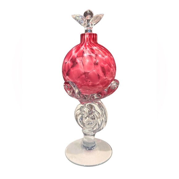 Silvestri Accessories - Stunning Art Glass Perfume Bottle w/Stopper